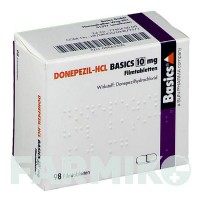 ДОНЕПЕЗИЛ (DONEPEZIL) 10 мг таблетки 98 шт - Донепезил BASICS