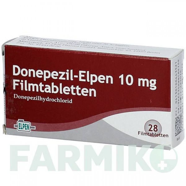 ДОНЕПЕЗИЛ (DONEPEZIL) 10 мг таблетки 28 шт - Донепезил ELPEN PHARMACEUTICAL