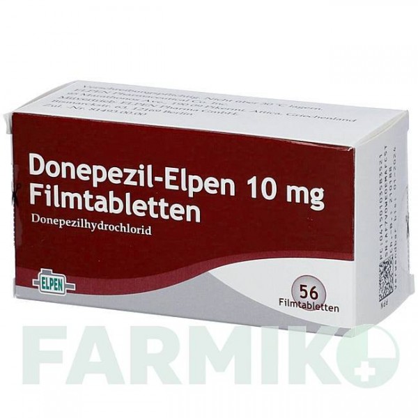 ДОНЕПЕЗИЛ (DONEPEZIL) 10 мг таблетки 56 шт - Донепезил ELPEN PHARMACEUTICAL