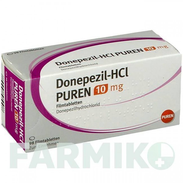 ДОНЕПЕЗИЛ (DONEPEZIL) 10 мг таблетки 98 шт - Донепезил PUREN PHARMA