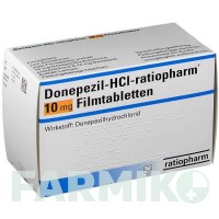 ДОНЕПЕЗИЛ (DONEPEZIL) 10 мг таблетки 56 шт - Донепезил RATIOPHARM