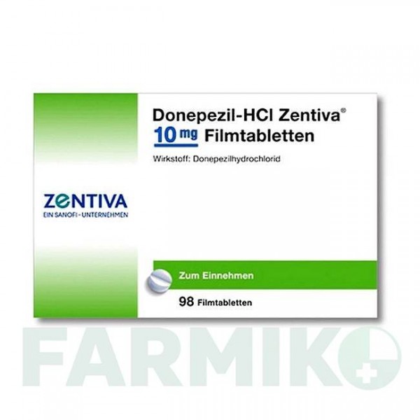 ДОНЕПЕЗИЛ (DONEPEZIL) 10 мг таблетки 28 шт - Донепезил ZENTIVA