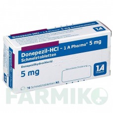 ДОНЕПЕЗИЛ (DONEPEZIL) 5 мг таблетки 98 шт - Донепезил 1 A PHARMA