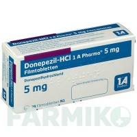 ДОНЕПЕЗИЛ (DONEPEZIL) 5 мг таблетки 28 шт - Донепезил 1 A PHARMA