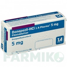 ДОНЕПЕЗИЛ (DONEPEZIL) 5 мг таблетки 28 шт - Донепезил 1 A PHARMA