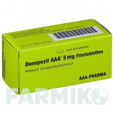 ДОНЕПЕЗИЛ (DONEPEZIL) 5 мг таблетки 28 шт - Донепезил AAA - PHARMA