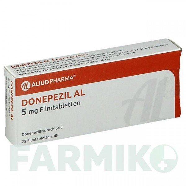 ДОНЕПЕЗИЛ (DONEPEZIL) 5 мг таблетки 28 шт - Донепезил ALIUD PHARMA
