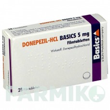 ДОНЕПЕЗИЛ (DONEPEZIL) 5 мг таблетки 28 шт - Донепезил BASICS