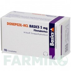ДОНЕПЕЗИЛ (DONEPEZIL) 5 мг таблетки 98 шт - Донепезил BASICS