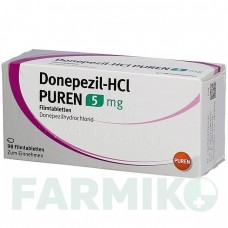 ДОНЕПЕЗИЛ (DONEPEZIL) 5 мг таблетки 28 шт - Донепезил PUREN PHARMA