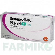 ДОНЕПЕЗИЛ (DONEPEZIL) 5 мг таблетки 56 шт - Донепезил PUREN PHARMA