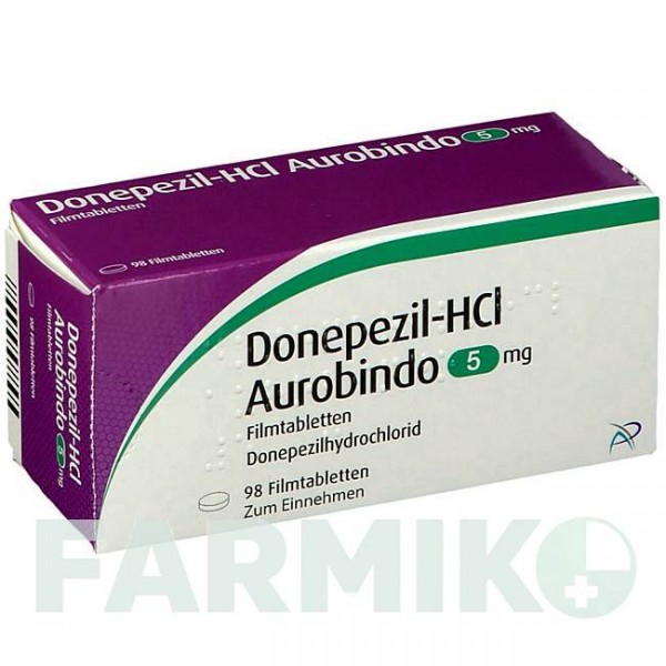 ДОНЕПЕЗИЛ (DONEPEZIL) 5 мг таблетки 98 шт - Донепезил PUREN PHARMA