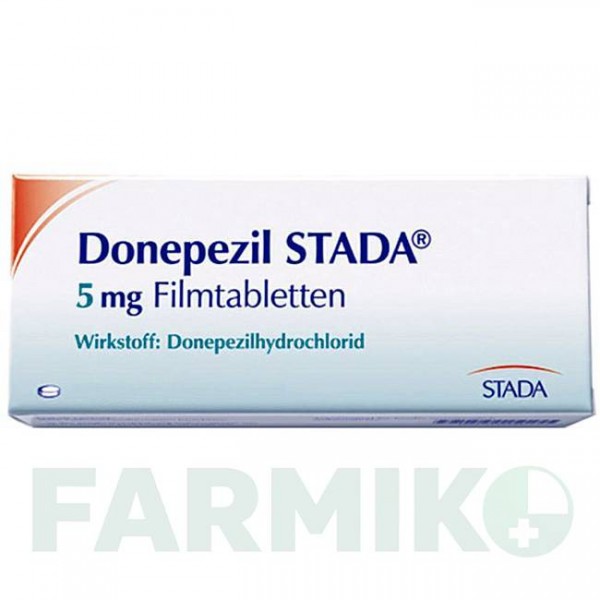 ДОНЕПЕЗИЛ (DONEPEZIL) 5 мг таблетки 98 шт - Донепезил STADAPHARM