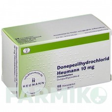 ДОНЕПЕЗИЛГИДРОХЛОРИД (DONEPEZILHYDROCHLORID) 10 мг таблетки 98 шт - Донепезил HEUMANN PHARMA