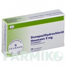ДОНЕПЕЗИЛГИДРОХЛОРИД (DONEPEZILHYDROCHLORID) 5 мг таблетки 28 шт - Донепезил HEUMANN PHARMA