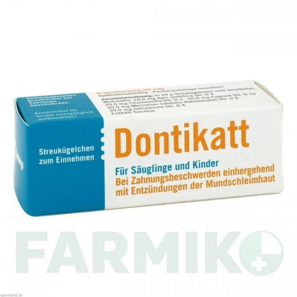 ДОНТИКАТТ (DONTIKATT) глобули 4,0 г - Гомеопатія KATTWIGA