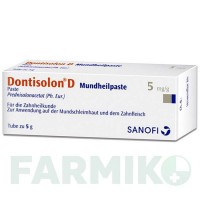 ДОНТІЗОЛОН (DONTISOLON) паста 5 г - Преднізолон SEPTODONT