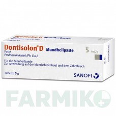 ДОНТИЗОЛОН (DONTISOLON) паста 5 г - Преднизолон SEPTODONT