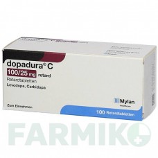 ДОПАДУРА (DOPADURA) 100/25 мг таблетки 100 шт - Леводопа, Карбидопа VIATRIS