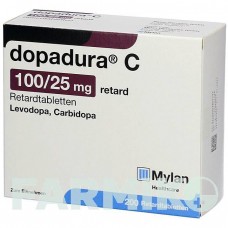 ДОПАДУРА (DOPADURA) 100/25 мг таблетки 200 шт - Леводопа, Карбидопа VIATRIS