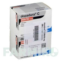 ДОПАДУРА (DOPADURA) 200/50 мг таблетки 200 шт - Леводопа, Карбидопа VIATRIS