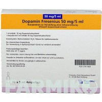 ДОПАМИН (DOPAMIN) 50 мг концентрат 10x5 мл - Допамин FRESENIUS