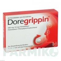 ДОРЕГРИППИН (DOREGRIPPIN) таблетки 20 шт - Парацетамол, Другое MEDICE PUTTER