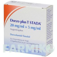 ДОРЗО (DORZO) 20 мг/мл + 5 мг/мл краплі 3x5 мл - Тимолол, Дорзоламід BB FARMA
