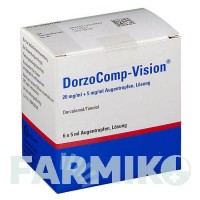 ДОРЗОКОМП (DORZOCOMP) 20 мг/мл + 5 мг/мл капли 6x5 мл - Тимолол, Дорзоламид OMNIVISION