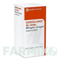 ДОРЗОЛАМІД (DORZOLAMID) 20 мг/мл + 5 мг/мл краплі 3x5 мл - Тимолол, Дорзоламід ALIUD PHARMA