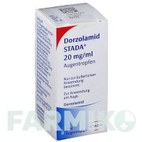 ДОРЗОЛАМИД (DORZOLAMID) 20 мг/мл капли 1x5 мл - Дорзоламид STADAPHARM