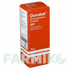 ДОВОБЕТ (DOVOBET) 50 мкг/г + 0,5 мг/г гель 30 г - Кальципотриол, Бетаметазон EMRA-MED