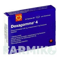 ДОКСАГАММА (DOXAGAMMA) 4 мг таблетки 20 шт - Доксазозин AAA - PHARMA