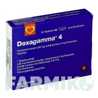 ДОКСАГАММА (DOXAGAMMA) 4 мг таблетки 50 шт - Доксазозин AAA - PHARMA
