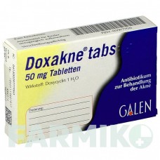 ДОКСАКНЕ (DOXAKNE) таблетки 100 шт - Доксициклин GALENPHARMA