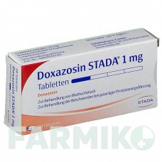 ДОКСАЗОЗИН (DOXAZOSIN) 1 мг таблетки 20 шт - Доксазозин STADAPHARM