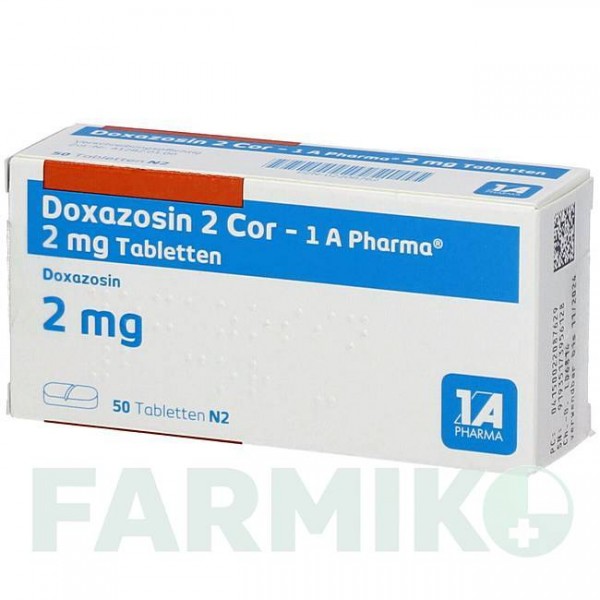 ДОКСАЗОЗИН (DOXAZOSIN) 2 таблетки 50 шт - Доксазозин 1 A PHARMA