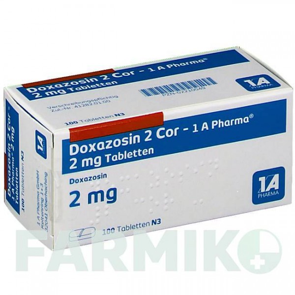 ДОКСАЗОЗИН (DOXAZOSIN) 2 таблетки 100 шт - Доксазозин 1 A PHARMA