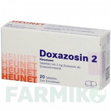 ДОКСАЗОЗИН (DOXAZOSIN) 2 таблетки 20 шт - Доксазозин HEUNET PHARMA