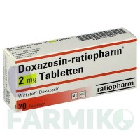 ДОКСАЗОЗИН (DOXAZOSIN) 2 мг таблетки 20 шт - Доксазозин RATIOPHARM