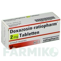 ДОКСАЗОЗИН (DOXAZOSIN) 2 мг таблетки 50 шт - Доксазозин RATIOPHARM