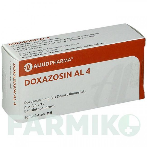 ДОКСАЗОЗИН (DOXAZOSIN) 4 таблетки 50 шт - Доксазозин ALIUD PHARMA