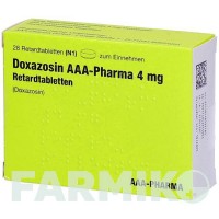 ДОКСАЗОЗИН (DOXAZOSIN) 4 мг таблетки 28 шт - Доксазозин AAA - PHARMA