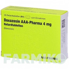 ДОКСАЗОЗИН (DOXAZOSIN) 4 мг таблетки 28 шт - Доксазозин AAA - PHARMA