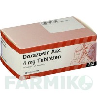 ДОКСАЗОЗИН (DOXAZOSIN) 4 мг таблетки 100 шт - Доксазозин ABZ PHARMA