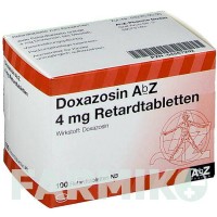 ДОКСАЗОЗИН (DOXAZOSIN) 4 мг таблетки 100 шт - Доксазозин ABZ PHARMA