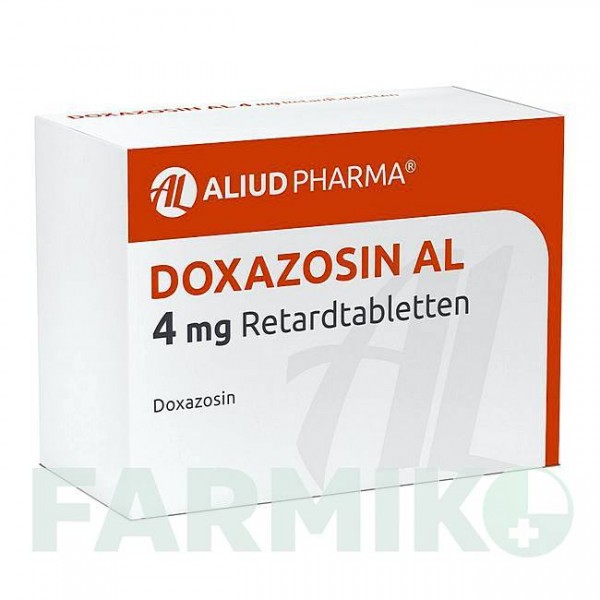 ДОКСАЗОЗИН (DOXAZOSIN) 4 мг таблетки 28 шт - Доксазозин ALIUD PHARMA
