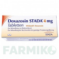 ДОКСАЗОЗИН (DOXAZOSIN) 4 мг таблетки 50 шт - Доксазозин STADAPHARM