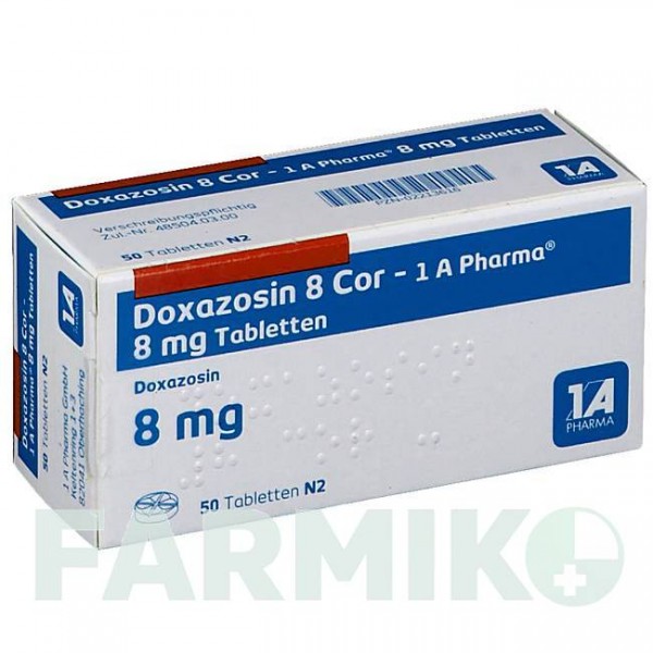 ДОКСАЗОЗИН (DOXAZOSIN) 8 мг таблетки 50 шт - Доксазозин 1 A PHARMA