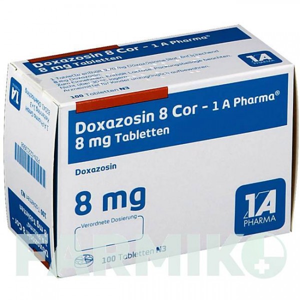 ДОКСАЗОЗИН (DOXAZOSIN) 8 мг таблетки 100 шт - Доксазозин 1 A PHARMA